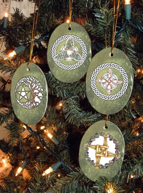 Honoring nature with pagan Christmas tree decorations